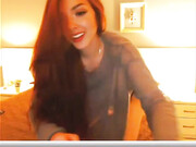 Lina_Arroyave Запись приватик Web Cam Bradentonko Chaturbate Рыжая Разделась Голая на камеру милая пошлая (2)