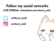 playfull babygirl with tail in ass cherry acid webcam