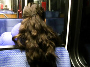 100 REAL und PRIVAT! Öffentlich in der S-Bahn gefingert und geblasen! mit HOT-KINKY-ME
