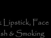 Jade Styles _Black Lipstick Face Fetish And Smoking