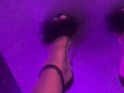 Ella Jolie onlyfans _[0223960] Sexy new heels #fluffy #highheels #clearnails #pedicure #higharches [2017-05-15]
