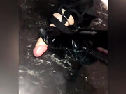 OnlyFans.com Evil Woman _19-09-19 7052141 Imagine this is your cock crushed by my wonderful black latex feet... 576x720