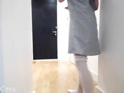 Elouise Please _School Girl Desperation Floor Pee