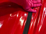 mistresshinako-04-05-2020-36807282-PVC Sleep sack and Satin Gloves