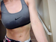 xnicoleanistonx_Super sweaty post-cardio strip... my boobs are healing SO well_1773714