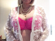 courtesananna-02-04-2019-5788273-Neon pink bra lace panty playtime (with audio)