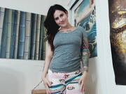 Erin Marie O'Keefe aka Goddess Green Eyed_asshole-worship-monkey-pj-pants-to-nude
