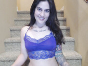 Erin Marie O'Keefe aka Goddess Green Eyed_booty-shake-on-stairs