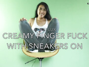 AedonFlux - Creamy Finger Fuck with My Sneakers On - ManyVids