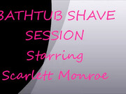 Scarlett Monroe_313-Bathtub-Shaving-Scene