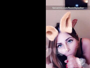 Rosie_Skye_Bunny-Cumming-and-takes-Cum-in-Snapchat