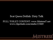 Bossy Delilah _mistresst_sktqueen delilah dirty talk