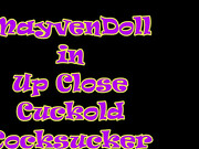Mayven Doll_Hardcore up Close Femdom Bi Encouragement Blowjob and CEI 1080p