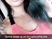 Layna Boo_Pussy Licking with Viking B