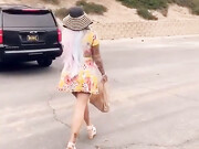 brittanya razavi_3-7-18 Car fingering